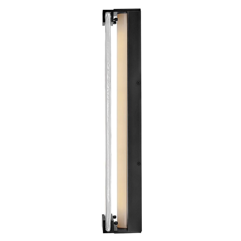 Zayde 8" W LED Outdoor Wall Lantern, Black