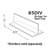 8" W Open Tray for Pegboard or Slatwall, 2-Pack