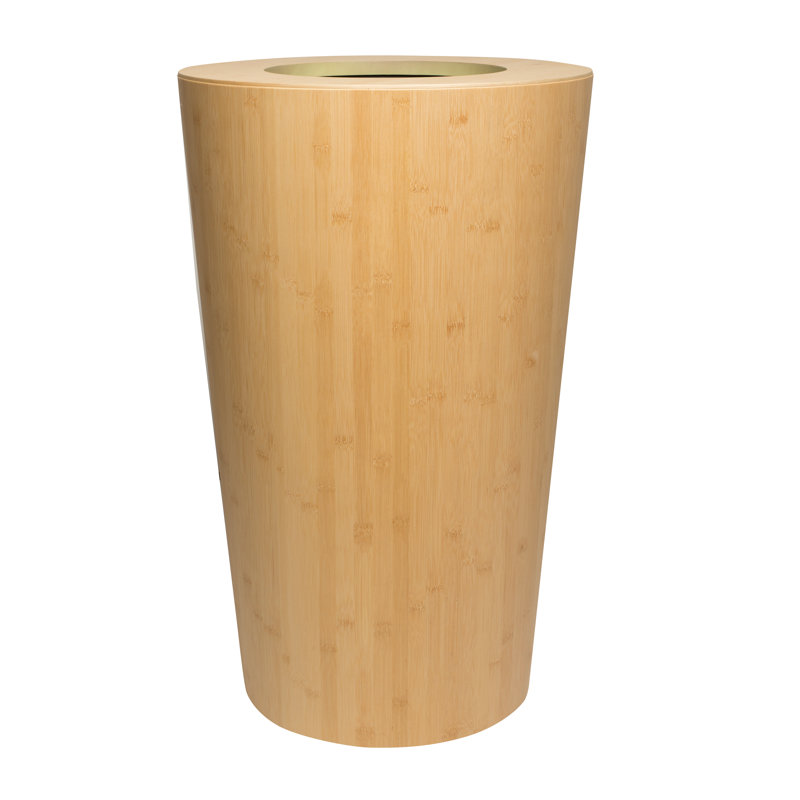 Manor Wood Pot Planter, 76cm H x 48cm W, Bamboo