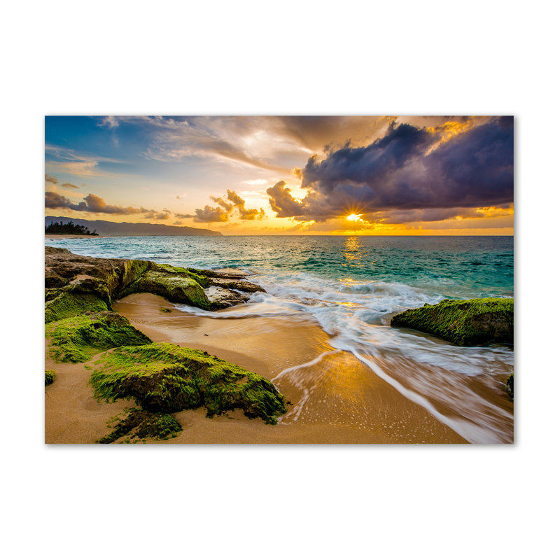 Sunset Sea - Wrapped Canvas Print