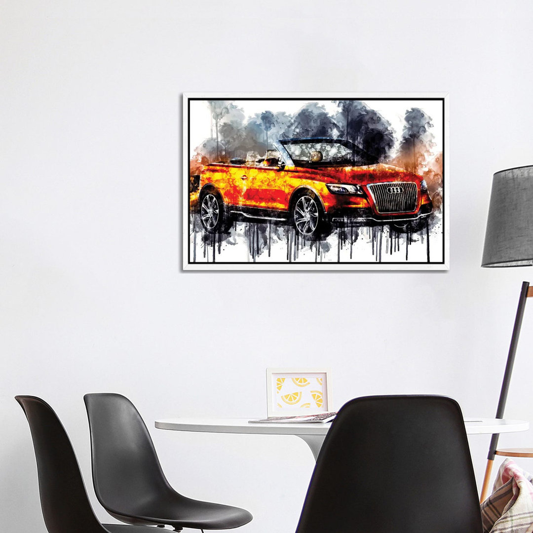 Auto Audi Cross Cabriolet Quattro von Sissy Angelastro - Gallery-Wrapped Canvas Giclée on Canvas