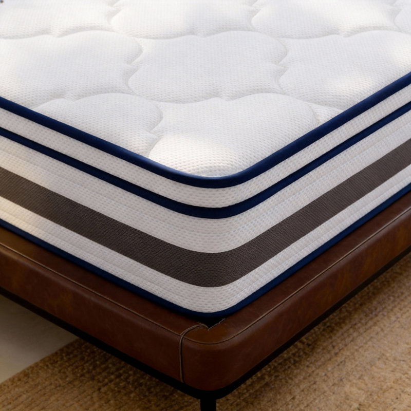 26cm Pocket Spring Mattress with High-Density Foam, Knitted Fabric Cover, Vacuum Packed Fast Dispatch From UK Warehouse – Dispatched Within 2 Days