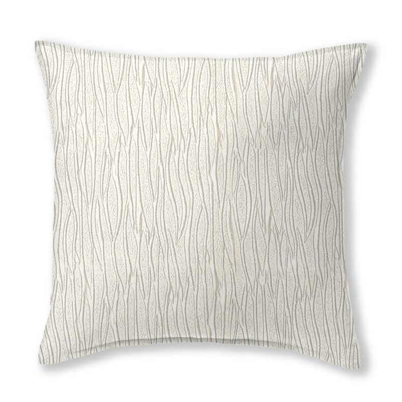 Housse et insert de coussin carré Sylvio, Chocolat, H 20 po x l 20 po