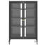 Armoire de rangement multimédia à roulettes de 35,8 po de hauteur