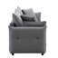 Lit gigogne en tissu avec rangement Irina-115297511
