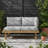 Paom Outdoor Cushion For Bench Set Of 3, Oxford Fabric-105906729