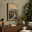 Mountain Over Settlement Japandi - Wrapped Canvas-143406340-143406349