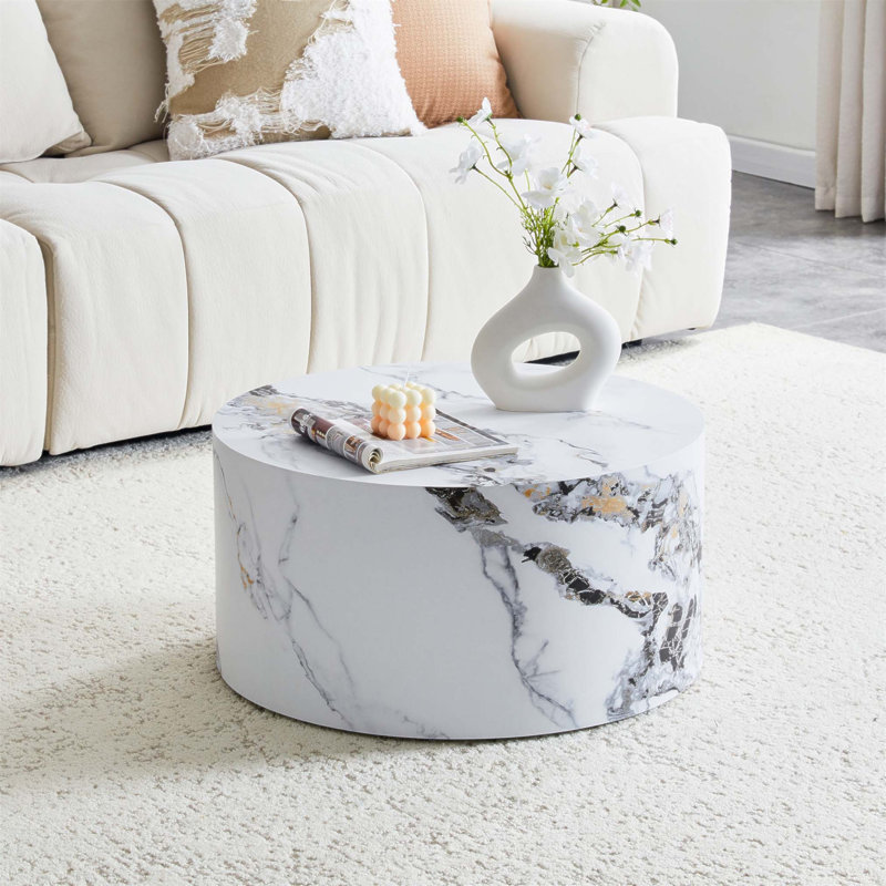 Table basse 23,6 po Marble Texture