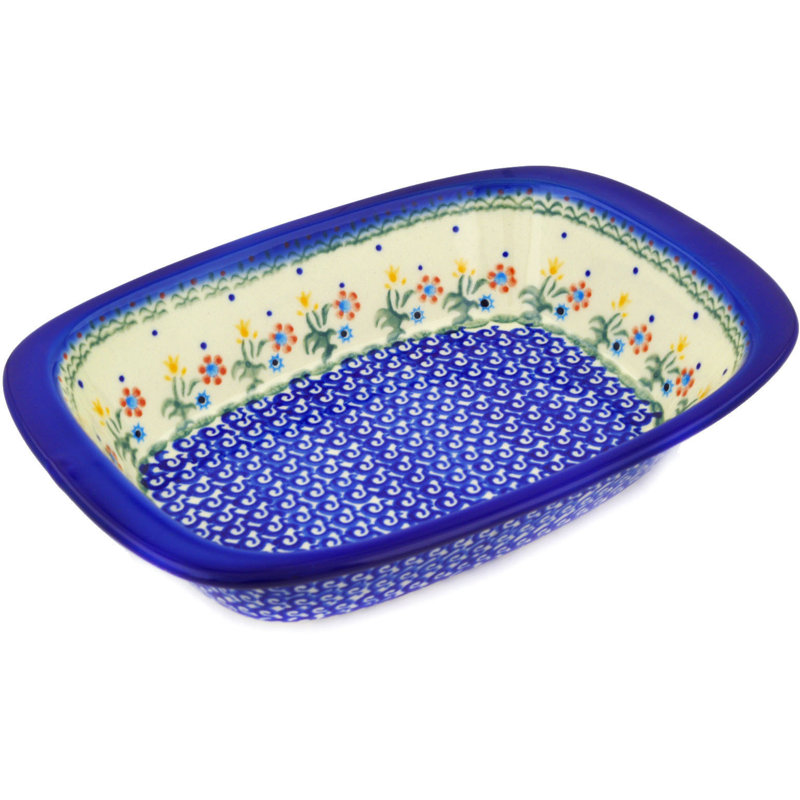 The Holiday Aisle® Rowberrow Rectangle Stoneware Baker Bakeware