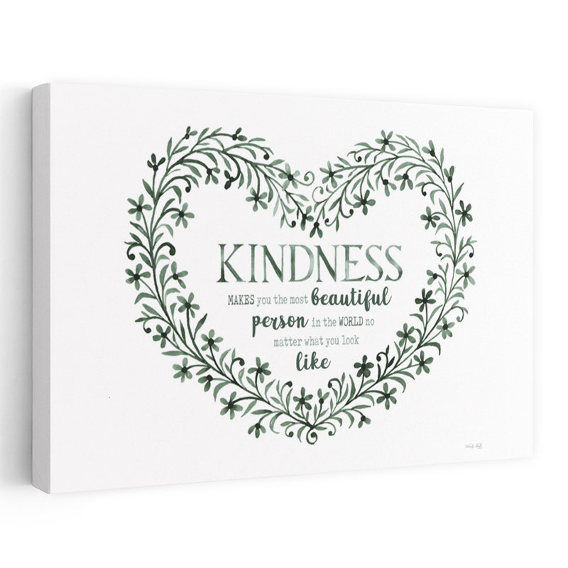 «Kindness Heart», art contemporain abstrait, H 40 po x l 60 po