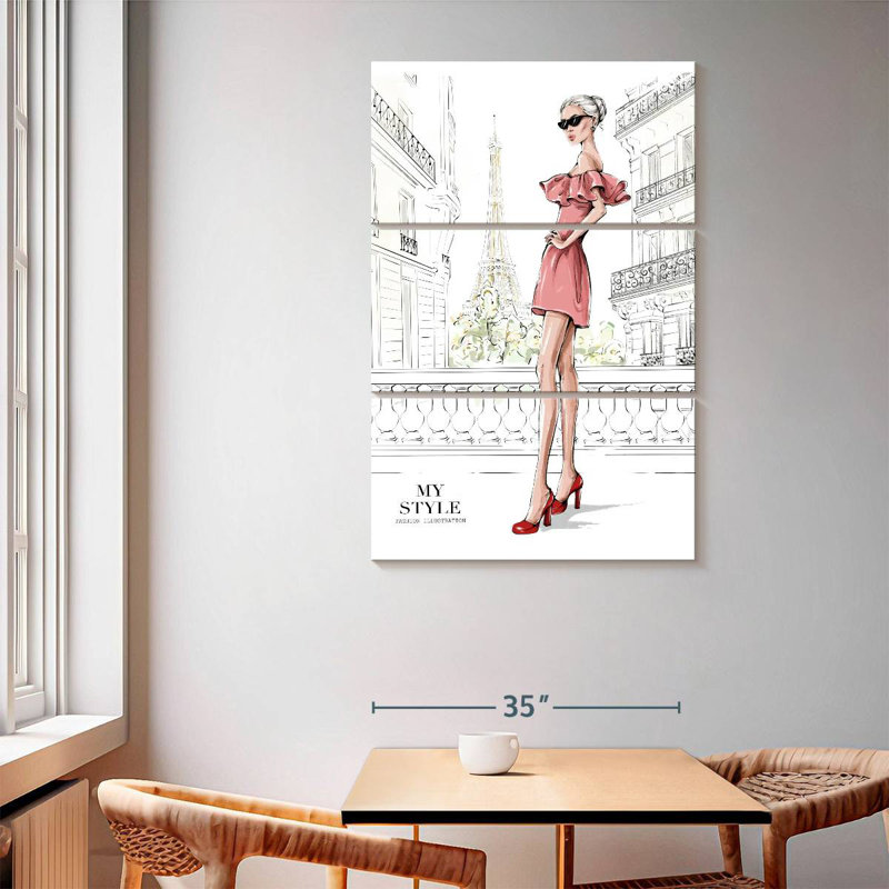 Shuttleworth Paris Fashion, H 65 po x l 42 po