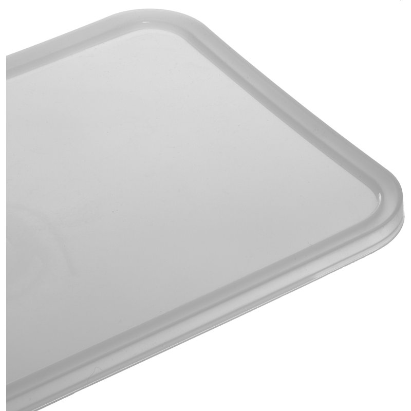 Couvercle transparent en polyéthylène rectangulaire