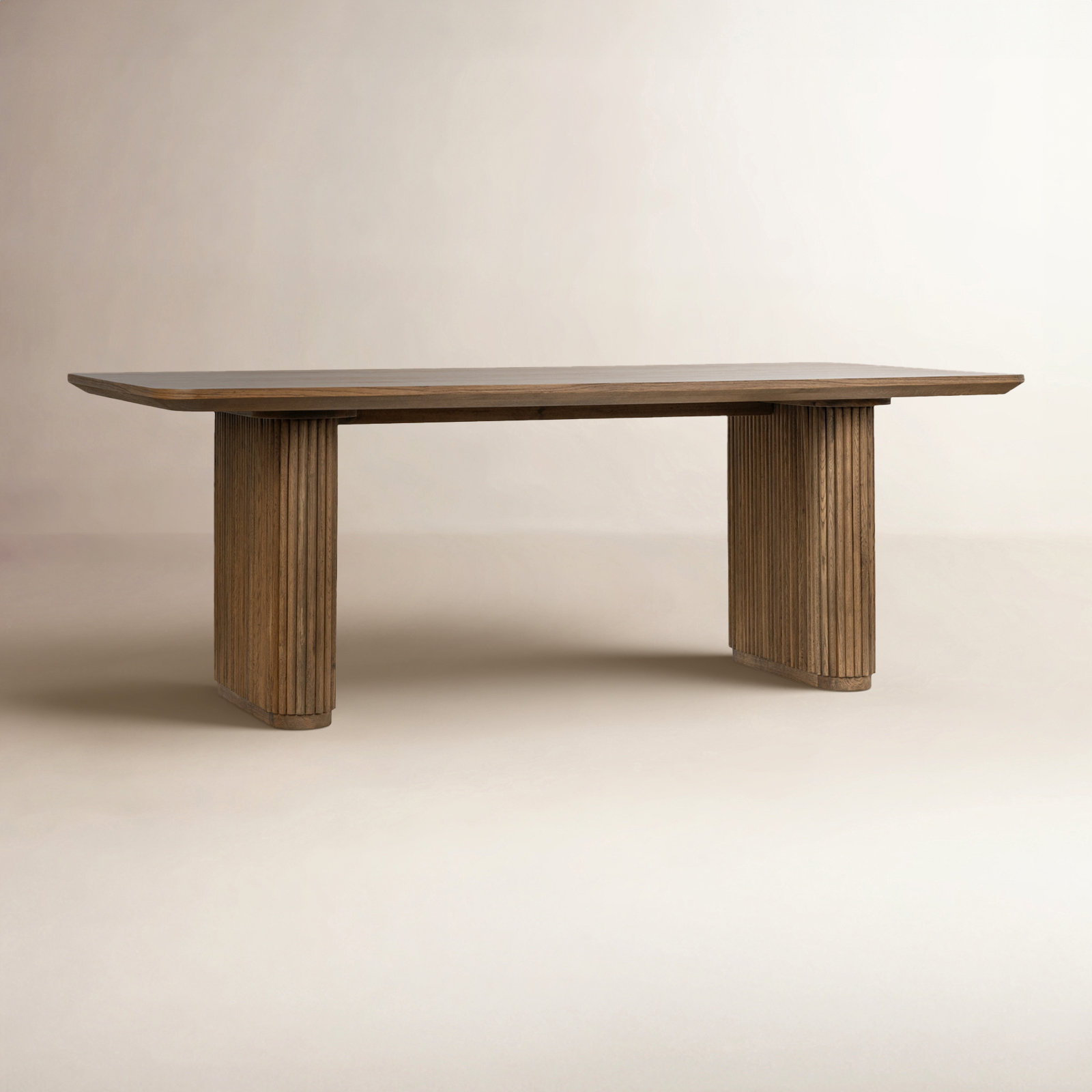 Vander 84" Dining Table, Tawny Brown