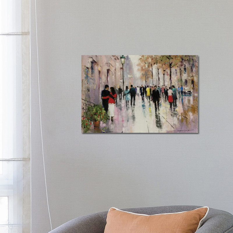 Paris Afternoon II by E.A. Orme - Wrapped Canvas Gallery-Wrapped Canvas Giclée, 66.04 cm H x 45.72 cm W