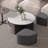 Light luxury design sense round coffee table