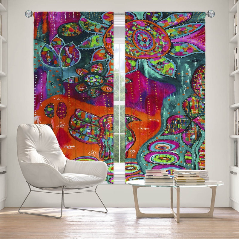 Room Darkening Curtain Pair, 40" W x 82" L