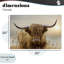 Toile Highland Cow & Warm Sunset, conception de CAD Designs-138626850