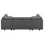 Canapé-lit modulaire en chenille avec rangement Anjanette-1125681374