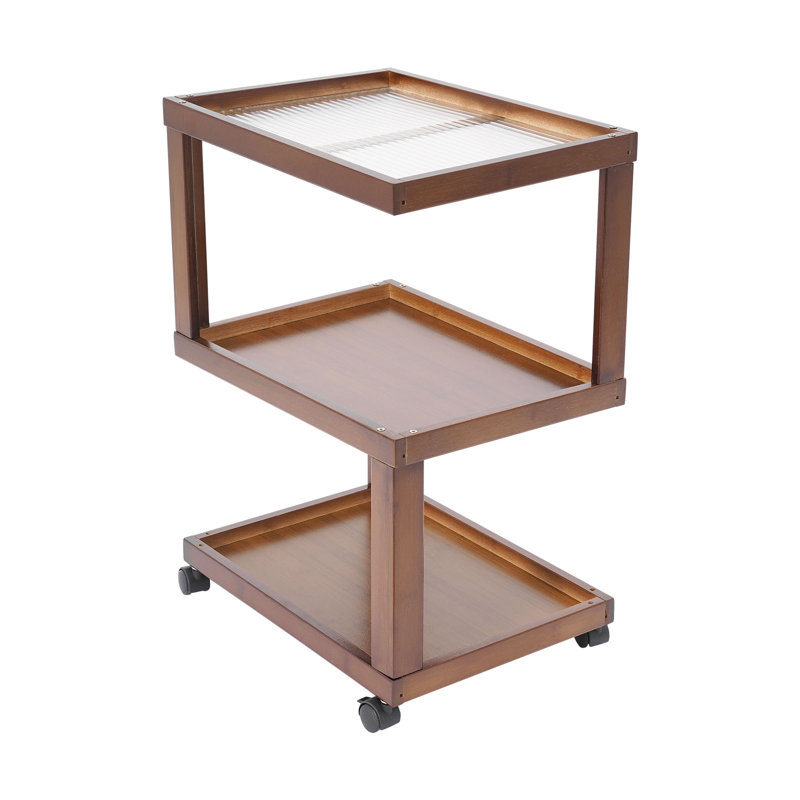 3-Tier Wood End Table Side Table