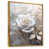 Toile avec cadre flottant or
