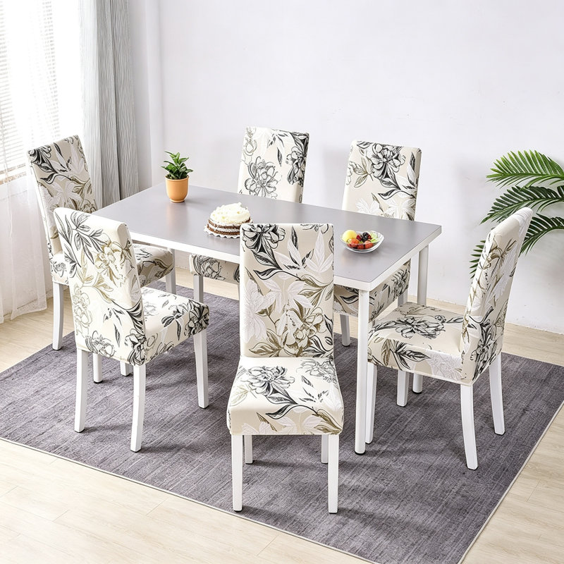 Box Cushion Dining Chair Slipcover, 55 cm H x 45 cm W