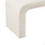 Banc Boucle crème l 42 po