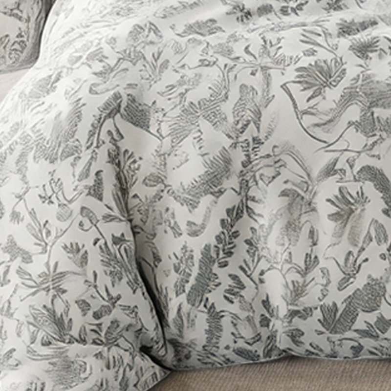 Couette rétro à motif floral