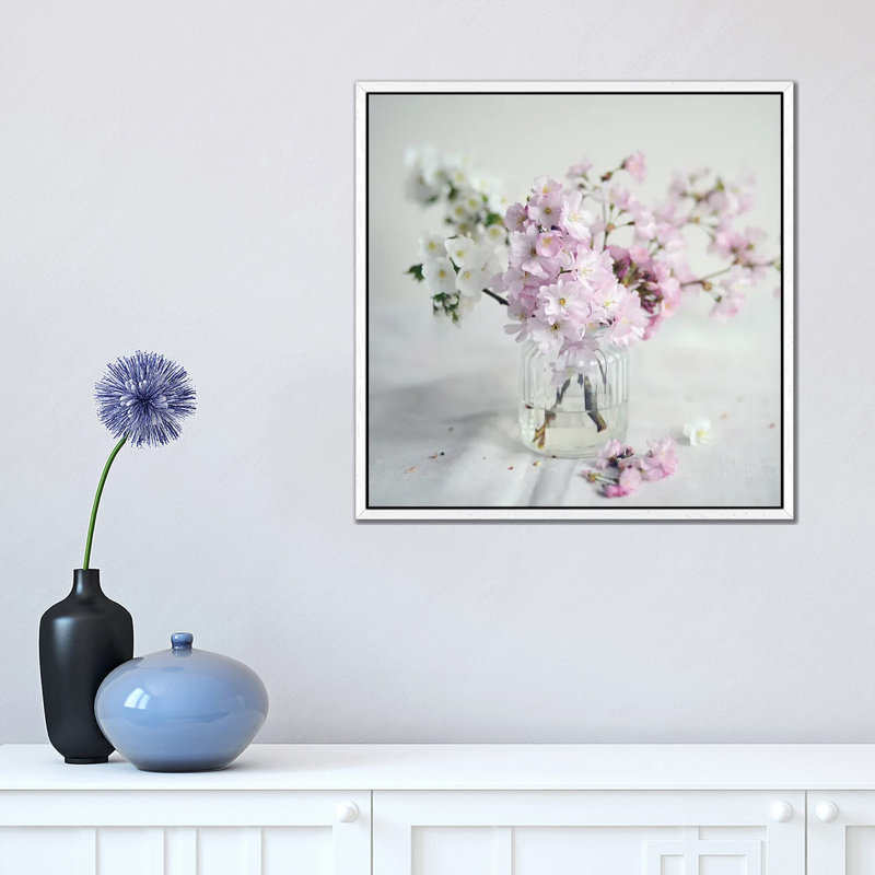 Fresh Awakening I by Sarah Gardner - Print on Canvas, 45.72 cm H x 45.72 cm W, White Floater Frame