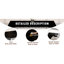 Table de salle à manger très moderne Classy avec surface en pierre frittée noire de 0,4 pouce et pieds argentés, convient aux espaces commerciaux à domicile, acier inoxydable de table à haute température convenant à la cuisine, à la salle à manger,