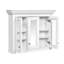 Armoire de salle de bain 35 "avec tablettes réglables et portes en verre