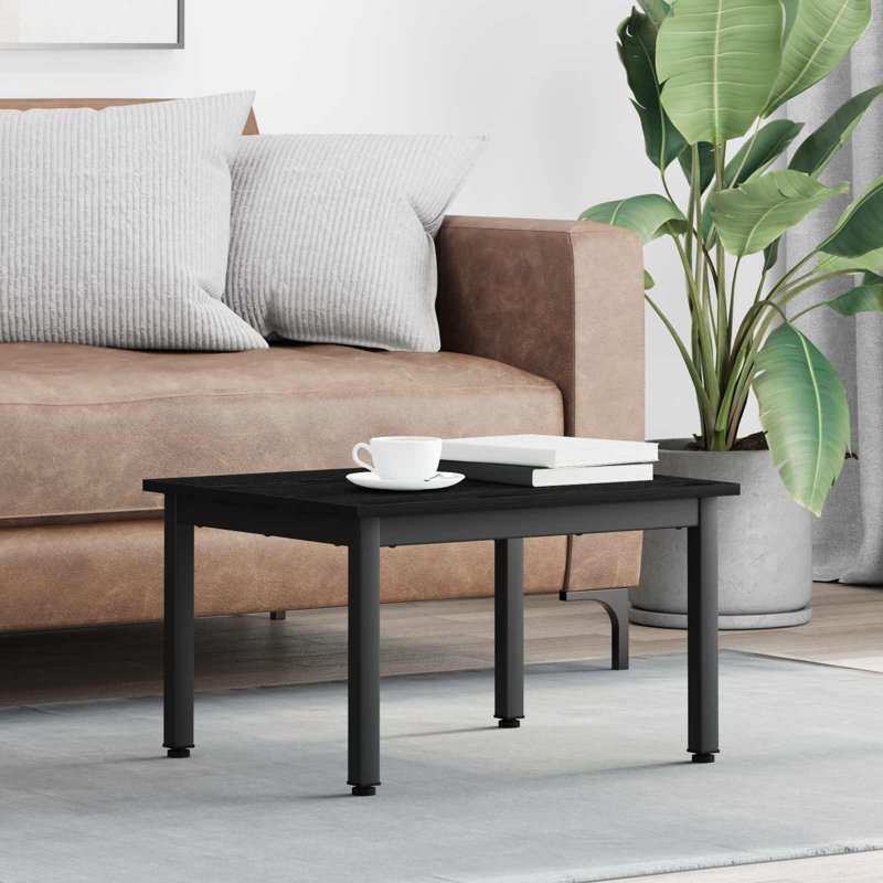 Coffee Table, 36cm. H x 60cm. L x 50cm. W, Black, Black Oak