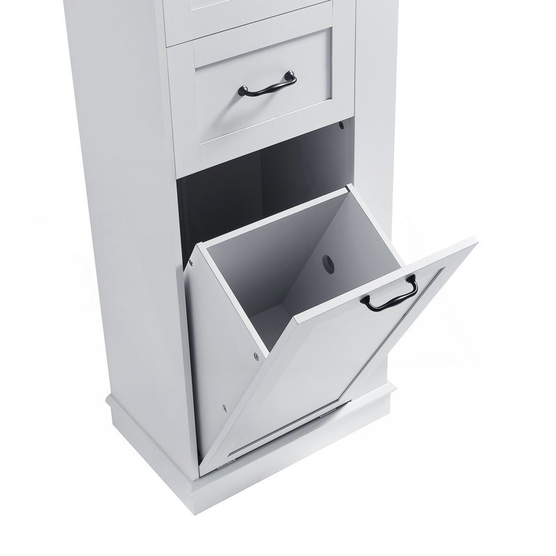 Grande armoire de rangement moderne - compartiment inclinable, tablettes réglables, capacité de 80 lb, charnières à fermeture en douceur, poignées en alliage d'aluminium pour l'organisation de la salle de bain et de la maison