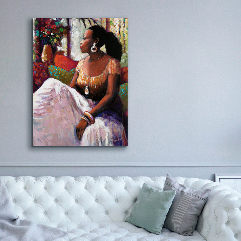 «Peaceful Moment» par Monica Stewart, H 54 po x l 40 po x P 1,5 po