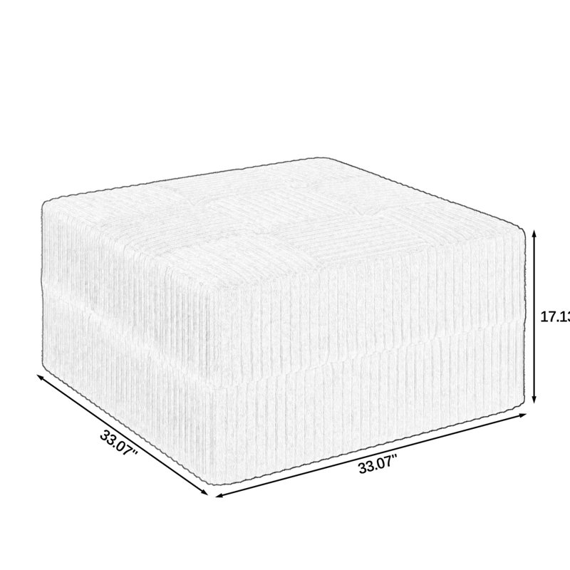 Canapé modulaire rembourré, style moderne pour la maison, confort rembourré de mousse, sièges spacieux, aucun assemblage requis dans le salon et la chambre à coucher, look minimaliste compressé, sièges confortables, option de canapé-lit, requis