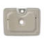 Lavabo de salle de bain rectangulaire en céramique