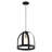 Fellers 1 - Light Textured Black Single Pendant-1951672982