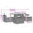 Vidaxl Garden Sofa Set Beige