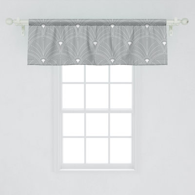 Chelzie Geometric Window Valance