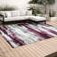 Tapis abstrait lavable à la machine intérieur / extérieur ACN2876-903220188-903220196