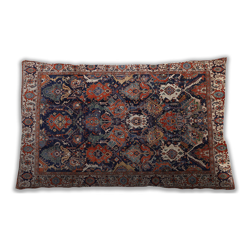 Rundelle Geometric Outdoor Throw Pillow