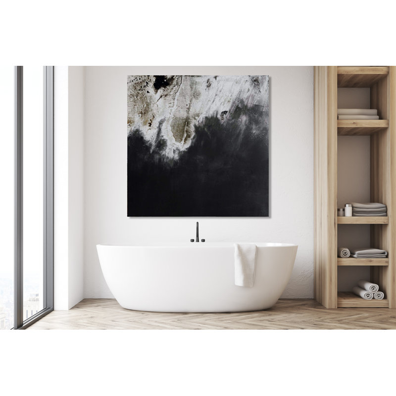 Skyfall On Giclee Canvas Hand Embellished Art, 30" H x 30" W x 1.5" D, Wrapped Canvas