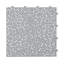 Carreaux de terrasse 12 po x 12 po à emboîtement gris en plastique imperméable et anti-dérapant-113414156