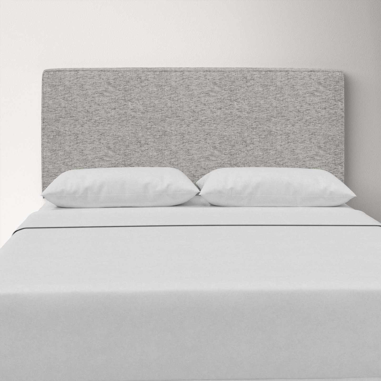 Marquise Upholstered Panel Headboard, King, Milsap Spray Sustain® Tweed