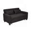 Canapé-lit escamotable de 60 po, canapé-lit 3 en 1 avec lit escamotable, causeuse futon convertible avec poches latérales et coussins lombaires pour le salon, un appartement  -1143844085-1164083743