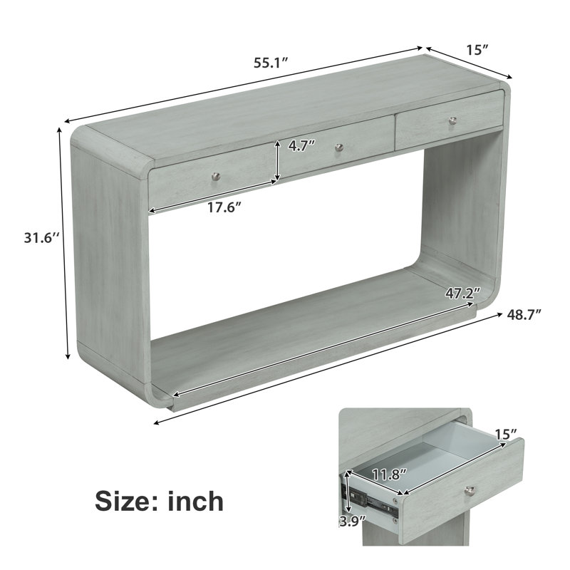 Console Elora Classic, Sage Green