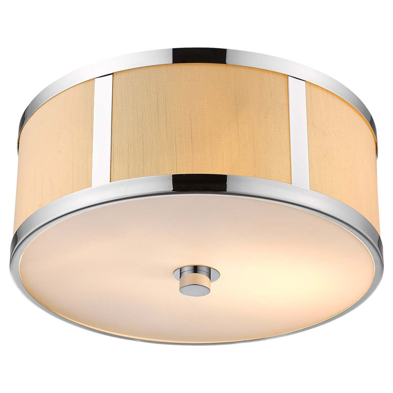 Fender 2 - Light Polished Chrome Shaded Pendant, 51.5" H x 15.75" W x 15.75" D