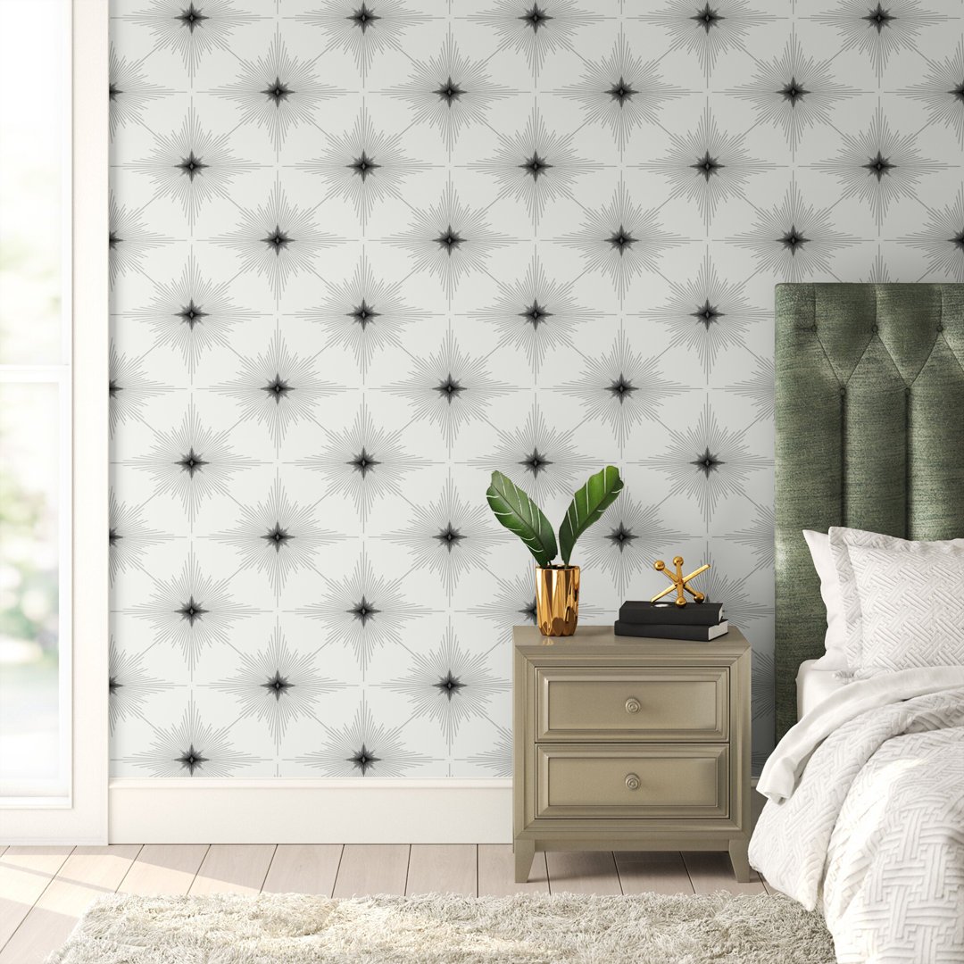 Priyah North Star 33' L x 20.9" W Wallpaper Roll Etta Avenue™ 