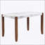 Ensemble de mobilier de salle à manger moderne 4 pièces avec table en faux marbre et chaises et banc rembourrés, conception peu encombrante pour la cuisine et la salle à manger