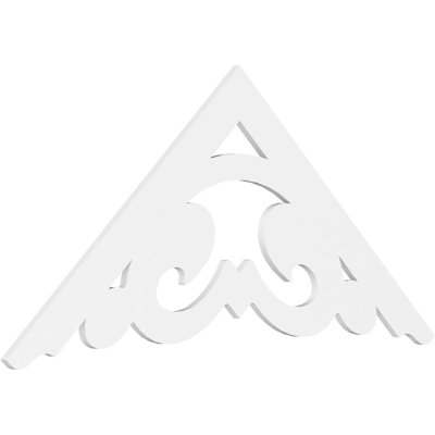 Preston Signature Urethane Gable Pediment, Primed Tan