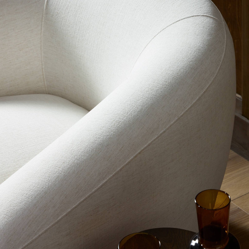 Chantal Swivel Club Chair, Crypton Nomad Snow